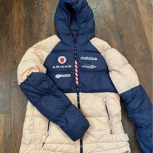 Navy/Blush US Biathlon Maloja Puffy Jacket